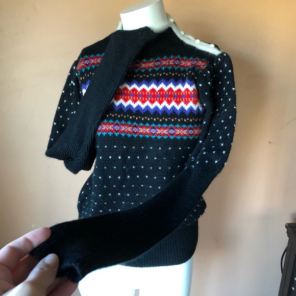 Vintage angora Italian Mob gorgeous sweater - Picture 5 of 12